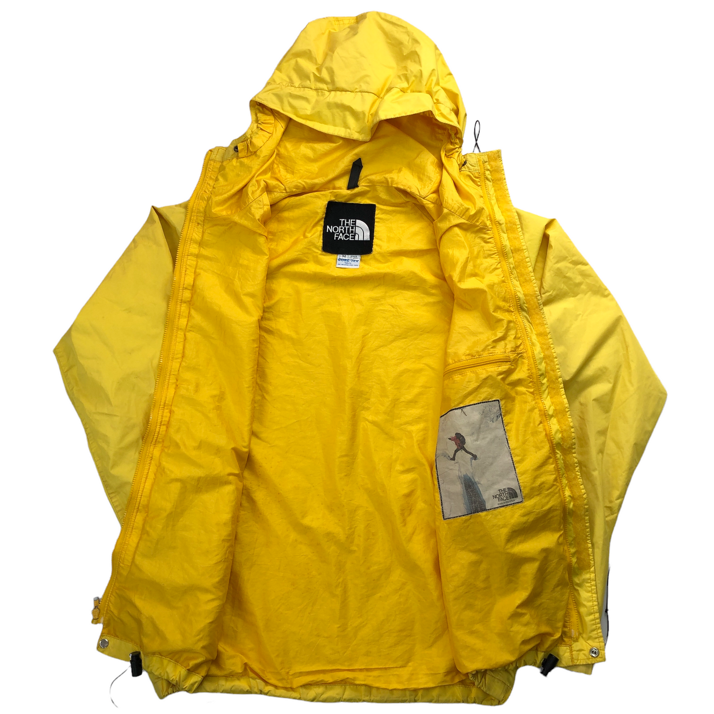 90s vintage USA製 THE NORTH FACE ザノースフェイス GORE-TEX ゴアテックス ナイロンジャケット フーディ ジップアップ