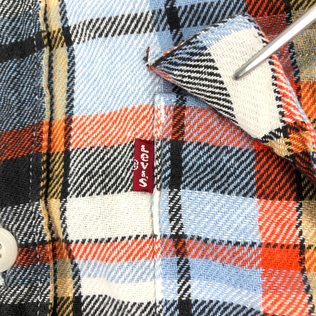 Levi's リーバイス 長袖シャツ チェック柄 胸ポケット