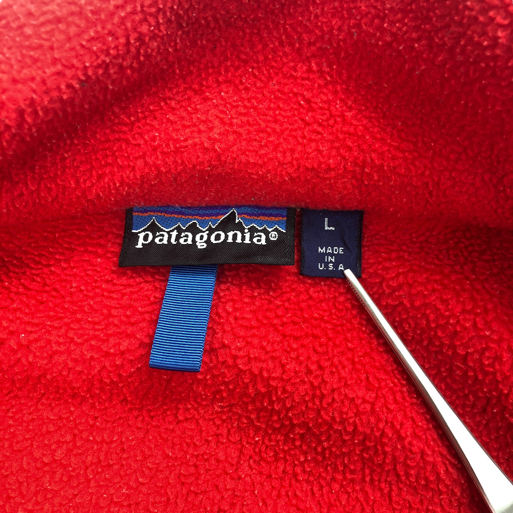90s vintage USA製 patagonia パタゴニア シンチラジャケット フリース フルジップ ジップアップ STYLE25021