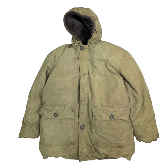 60s vintage Eddie Bauer エディバウアー 日の出タグ ポーラパーカー デカTALON ポーラライトダウン ボアフーディー