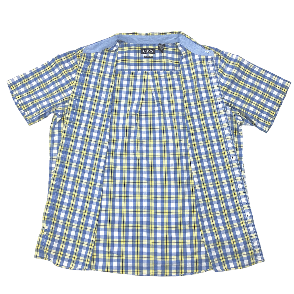 CHAPS チャップス BDシャツ ボタンダウン 半袖シャツ チェック