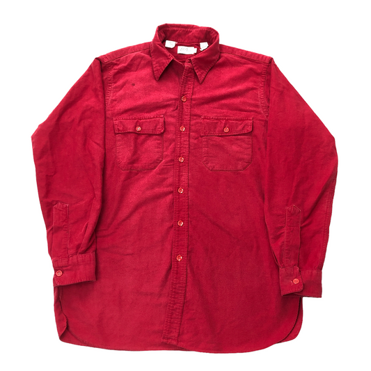 70s vintage L.L.Bean エルエルビーン 筆記体タグ シャモアクロスシャツ  長袖
