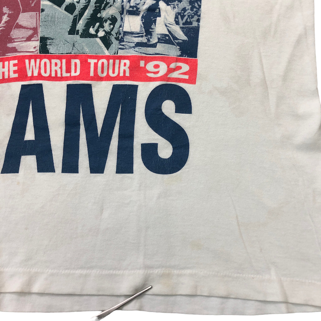 90s vintage カナダ製 FRUIT OF THE LOOM フルーツオブザルーム BRYAN ADAMS ブライアンアダムス WAKING UP THE WORLD TOUR '92 ウェイキングアップザワールドツアー プリントTシャツ 半袖 カットソー