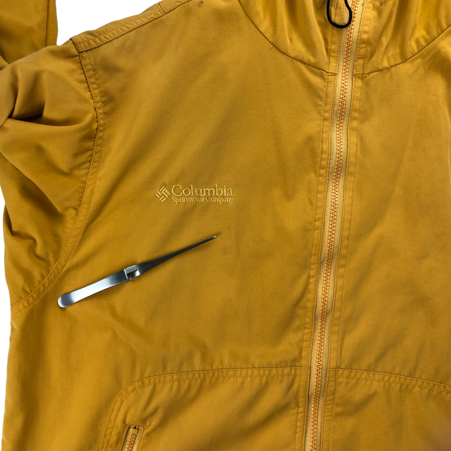 90s vintage Columbia コロンビア マウンテンパーカー ナイロンジャケット フーディ ジップアップ