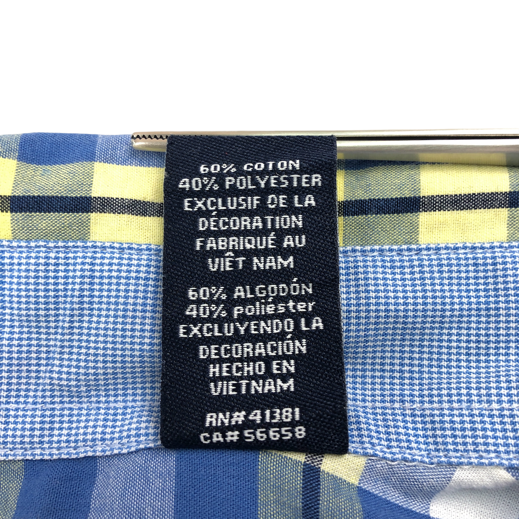 CHAPS チャップス BDシャツ ボタンダウン 半袖シャツ チェック