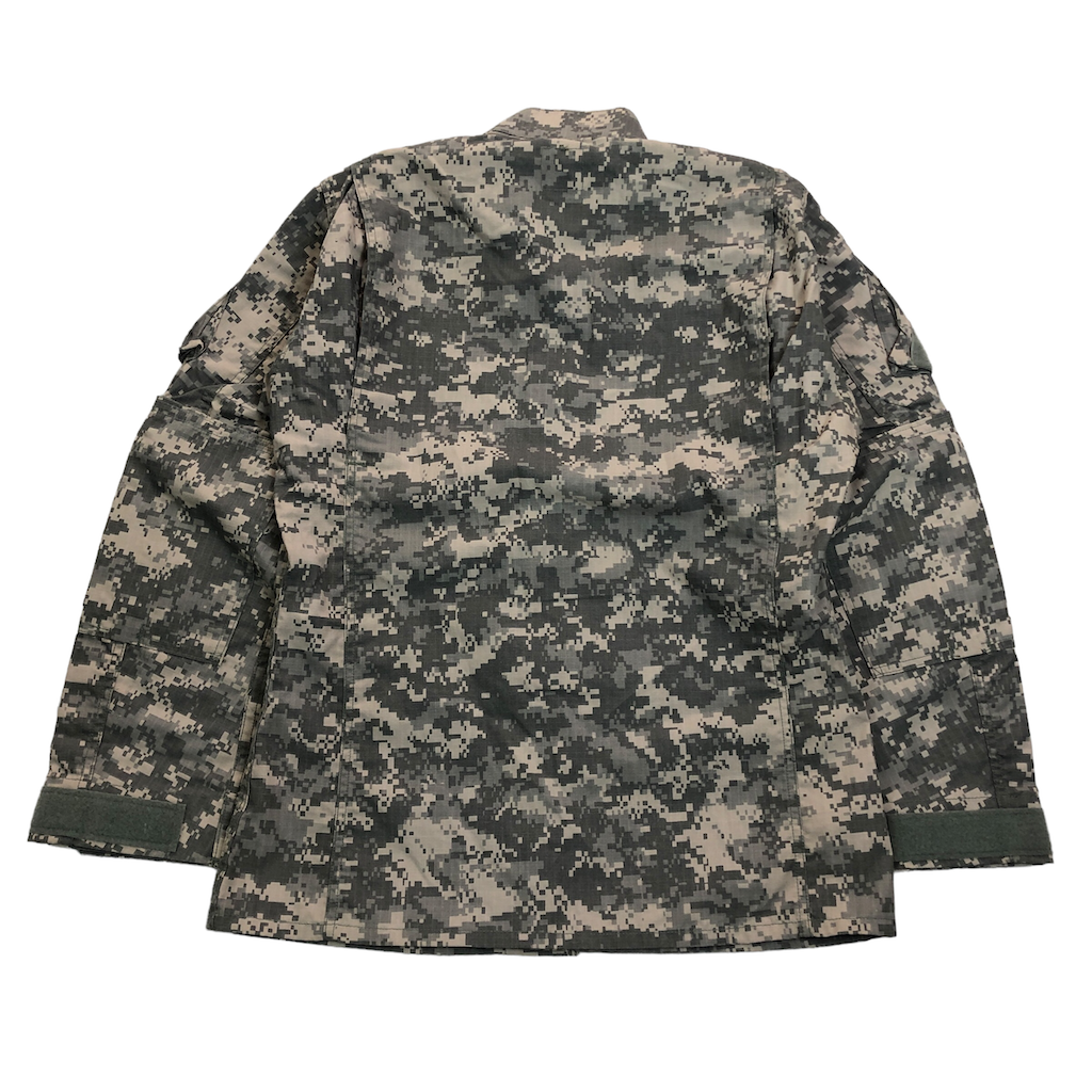 U.S.ARMY ACU デジカモ コンバットジャケット ミリタリージャケット ジップアップ フルジップ 長袖