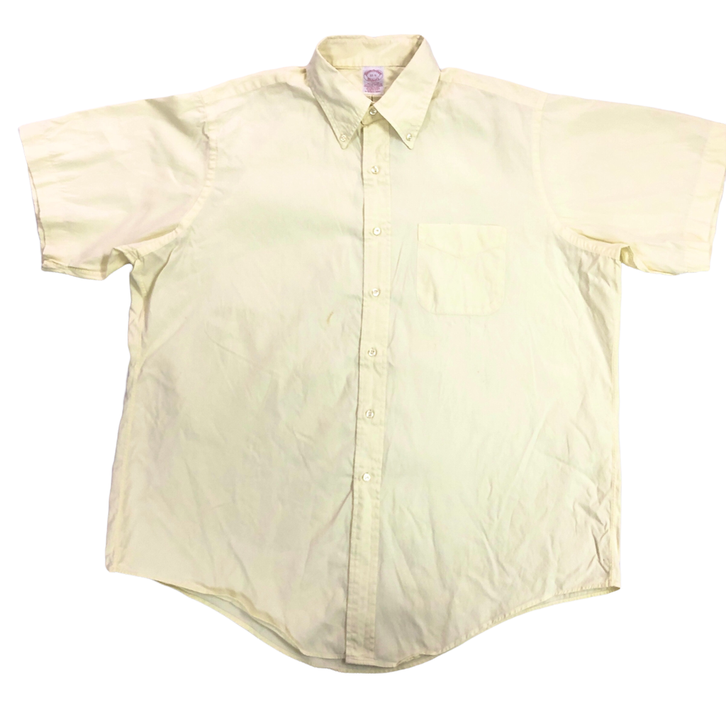 USA製 90s vintage BrooksBrothers ブルックスブラザーズ BDシャツ ボタンダウン 半袖シャツ