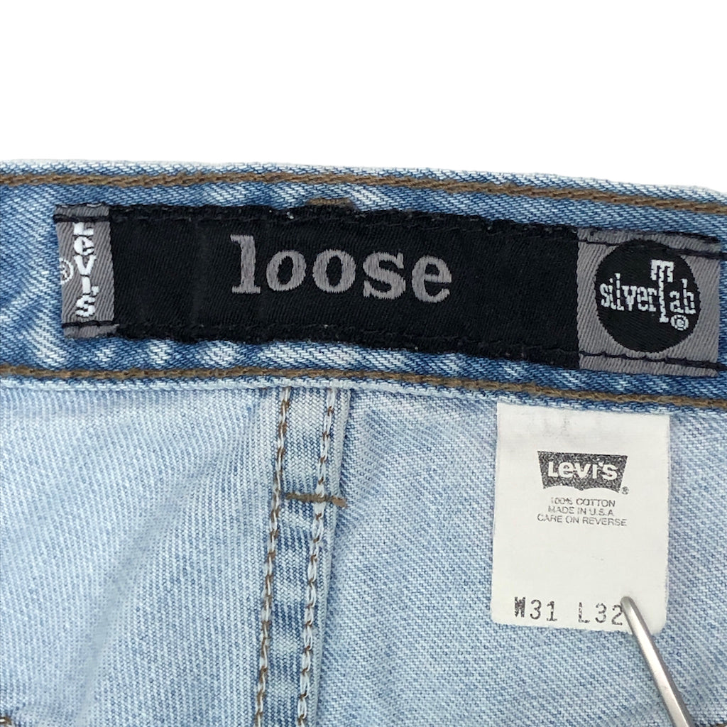 USA製 90s vintage Levi's リーバイス SILVER TAB シルバータブ LOOSE デニムパンツ ジーンズ ロングパンツ  ジーパン