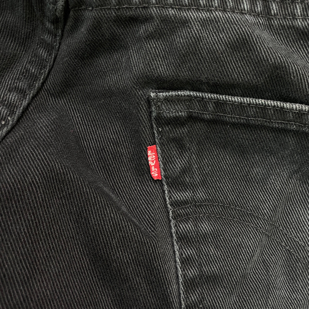 90s vintage USA製 Levi's リーバイス 501 ブラックデニムパンツ ジーンズ ジーパン
