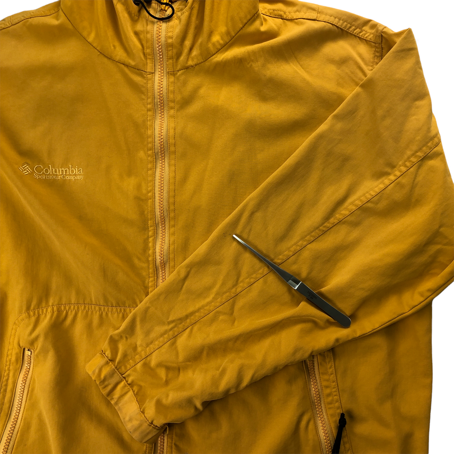 90s vintage Columbia コロンビア マウンテンパーカー ナイロンジャケット フーディ ジップアップ