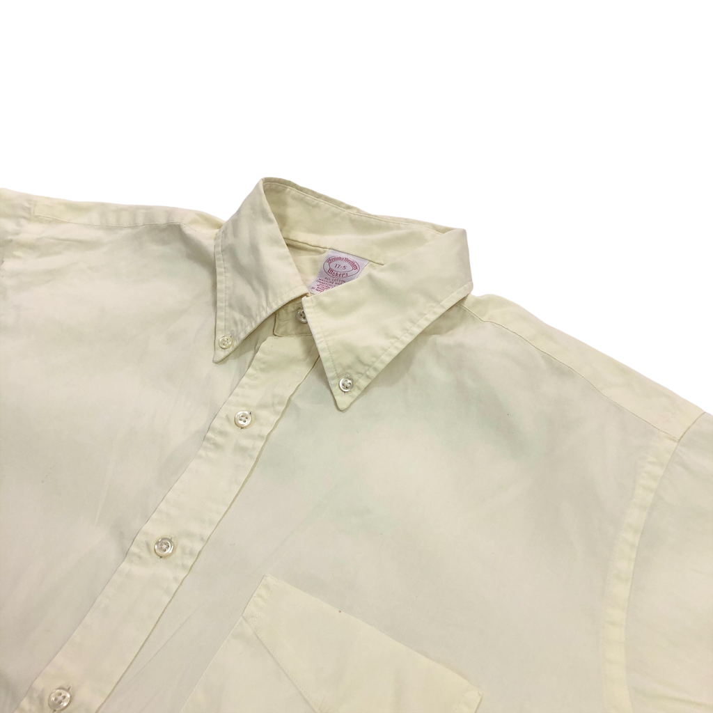 USA製 90s vintage BrooksBrothers ブルックスブラザーズ BDシャツ ボタンダウン 半袖シャツ