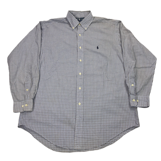 Ralph Lauren ラルフローレン YARMOUTH ヤームス 長袖シャツ BDシャツ ボタンダウン チェック柄