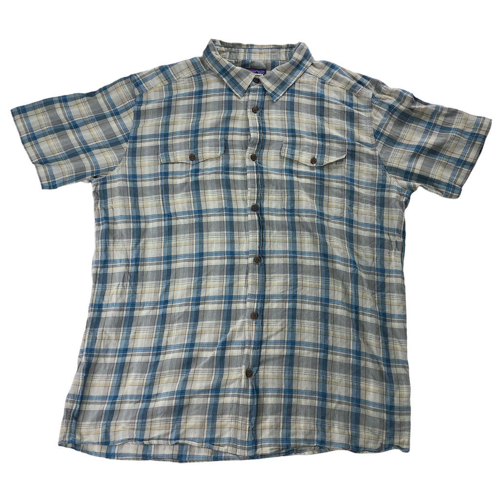 patagonia パタゴニア Steersman Shirt ステアーズマン・シャツ 半袖シャツ ORGANIC COTTON オーガニックコットン  チェック 52931