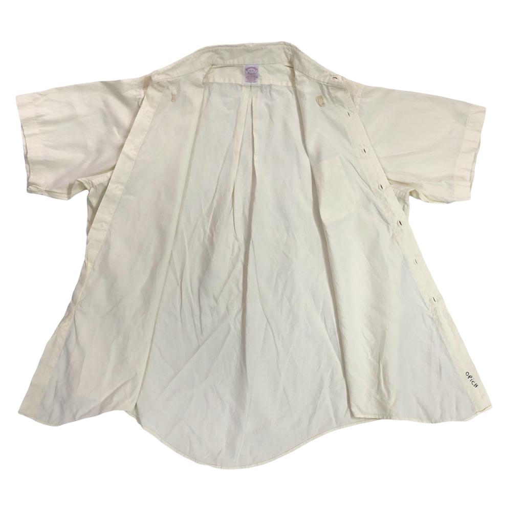 USA製 90s vintage BrooksBrothers ブルックスブラザーズ BDシャツ ボタンダウン 半袖シャツ