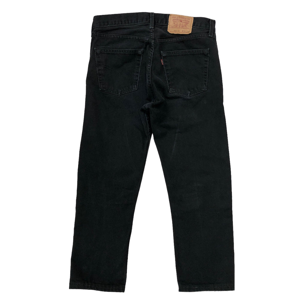 90s vintage フランス製 Levi's リーバイス 505 デニムパンツ ジーンズ ジーパン 505−0285 ブラックデニムパンツ