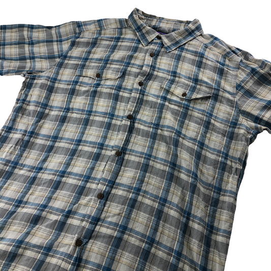 patagonia パタゴニア Steersman Shirt ステアーズマン・シャツ 半袖シャツ ORGANIC COTTON オーガニックコットン  チェック 52931