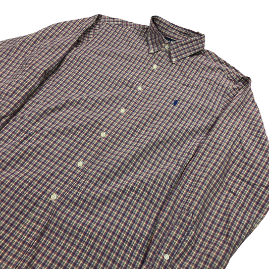 Ralph Lauren ラルフローレン CLASSIC FIT クラシックフィット 長袖シャツ BDシャツ ボタンダウン チャック柄