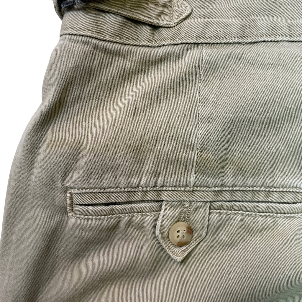 90s vintage USA製 RALPH LAUREN ラルフローレン チノパンツ ロングパンツ 2タック コットン