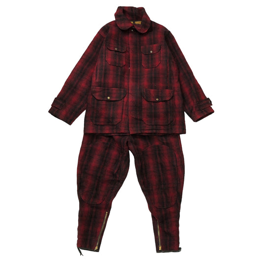 50s 60s vintage Woolrich ウールリッチ ハンティングジャケット ウールパンツ チェック ウール