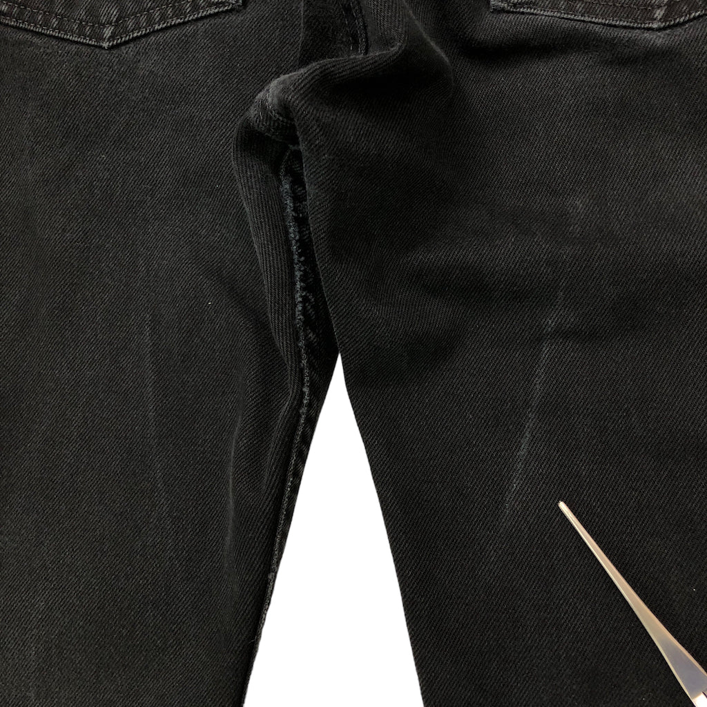 90s vintage フランス製 Levi's リーバイス 505 デニムパンツ ジーンズ ジーパン 505−0285 ブラックデニムパンツ