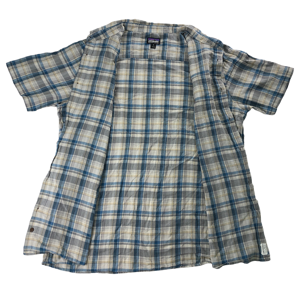 patagonia パタゴニア Steersman Shirt ステアーズマン・シャツ 半袖シャツ ORGANIC COTTON オーガニックコットン  チェック 52931