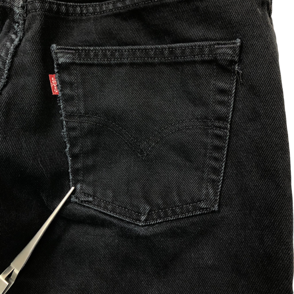 90s vintage フランス製 Levi's リーバイス 505 デニムパンツ ジーンズ ジーパン 505−0285 ブラックデニムパンツ