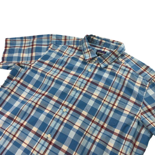 patagonia パタゴニア オーガニックコットン フェズマンシャツ 半袖シャツ チェック柄 STY53963