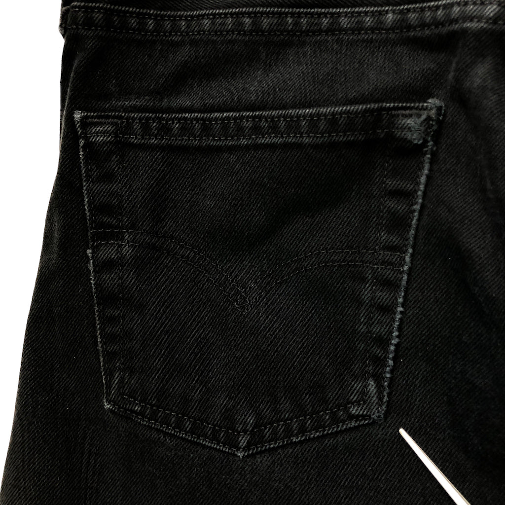 90s vintage フランス製 Levi's リーバイス 505 デニムパンツ ジーンズ ジーパン 505−0285 ブラックデニムパンツ