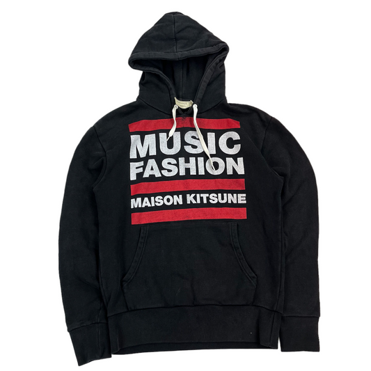 MAISON KITSUNE メゾンキツネ スウェット パーカー プルオーバー ビッグプリント 長袖