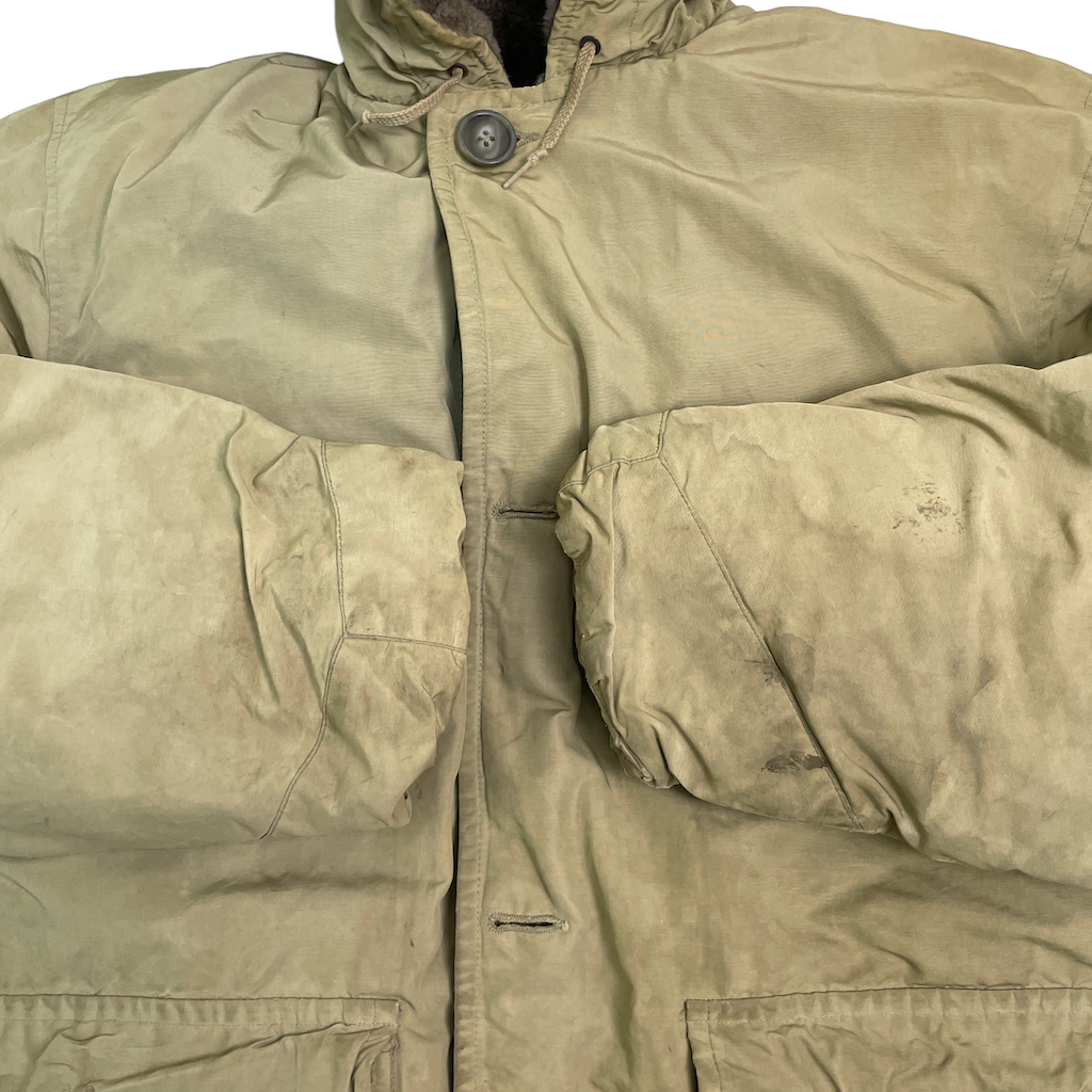 60s vintage Eddie Bauer エディバウアー 日の出タグ ポーラパーカー デカTALON ポーラライトダウン ボアフーディー