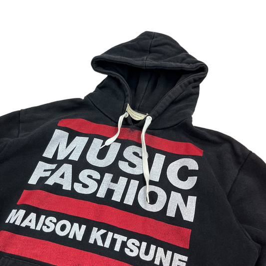 MAISON KITSUNE メゾンキツネ スウェット パーカー プルオーバー ビッグプリント 長袖