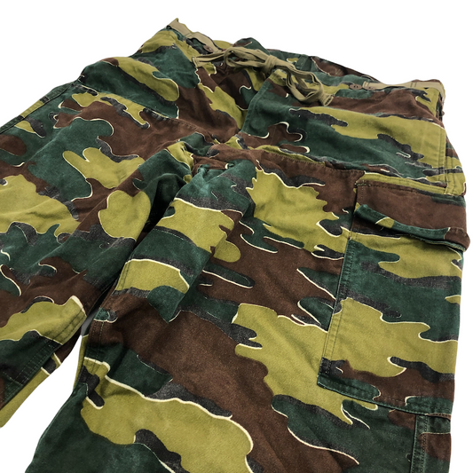 65年製 ベルギー軍 ミリタリーパンツ  カーゴパンツ ジグソーカモ 迷彩