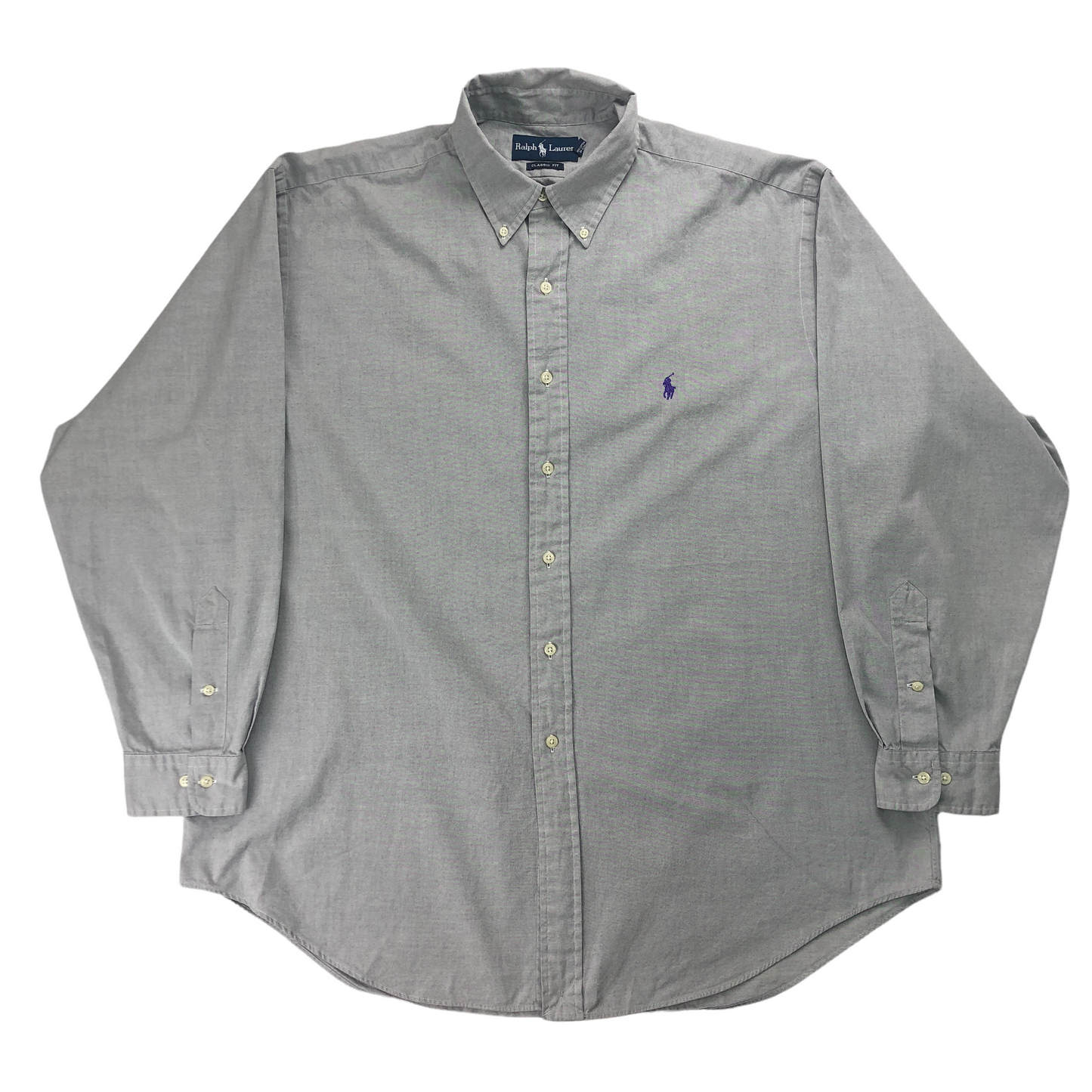 Ralph Lauren ラルフローレン CLASSIC FIT クラシックフィット BDシャツ ボタンダウン 長袖 ワンポイント刺繍