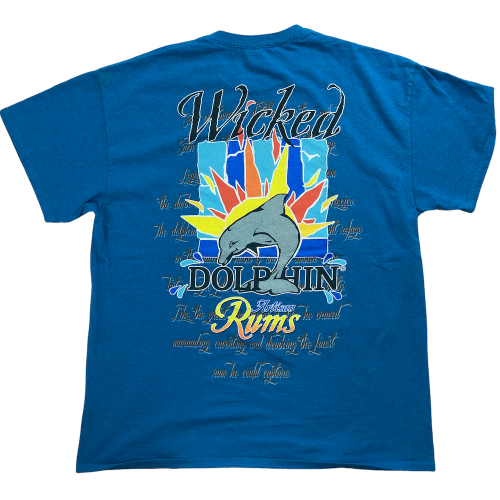 GILDAN ギルダン Wicked DOLPHIN Tシャツ 半袖 カットソー バックプリント