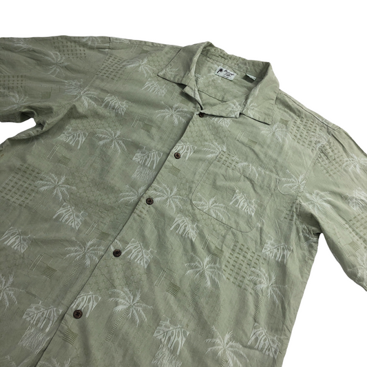 Vintage Silk ヴィンテージシルク アロハシャツ 半袖シャツ 開襟シャツ 総柄