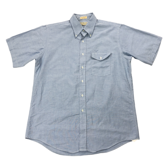 USA製 L.L.Bean エルエルビーン BDシャツ ボタンダウン 半袖シャツ