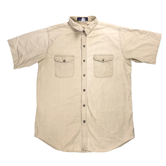 80s patagonia パタゴニア デカタグ コットンダックシャツ 半袖シャツ