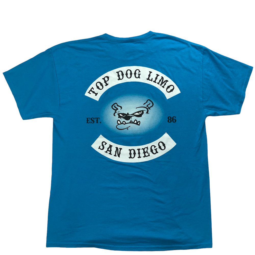 JERZEES ジャージーズ TOP DOG LIMO SAN DIEGO Tシャツ 半袖 カットソー バックプリント