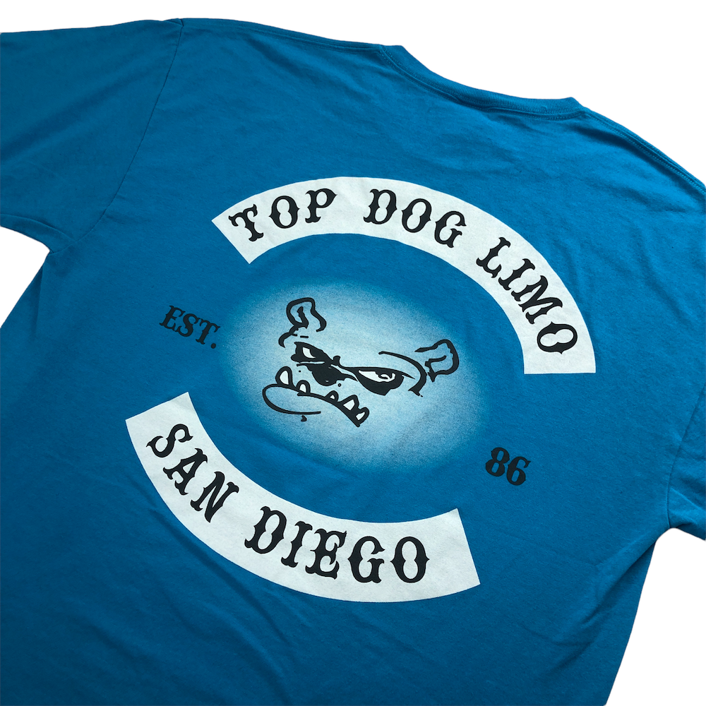 JERZEES ジャージーズ TOP DOG LIMO SAN DIEGO Tシャツ 半袖 カットソー バックプリント