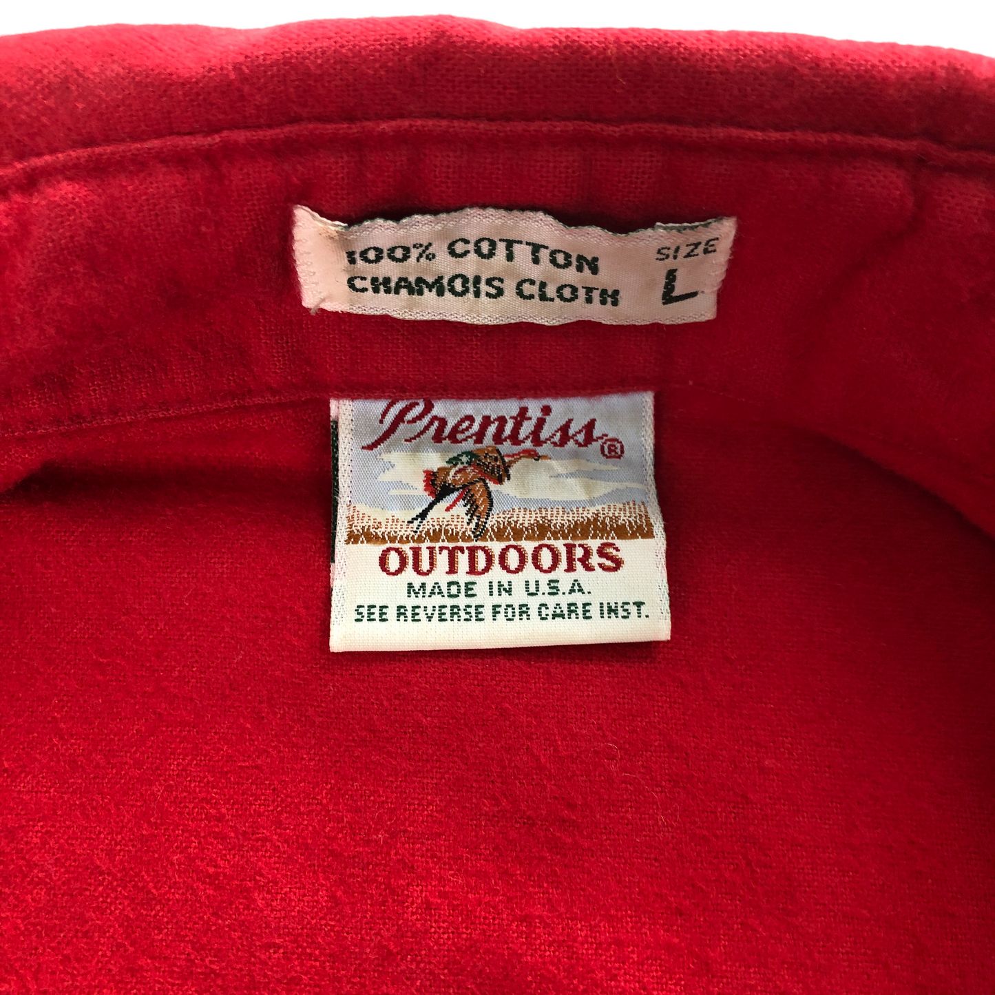 80s vintage Prentiss プレンティス 長袖シャツ ボタンシャツ ボタンダウン 胸ポケット
