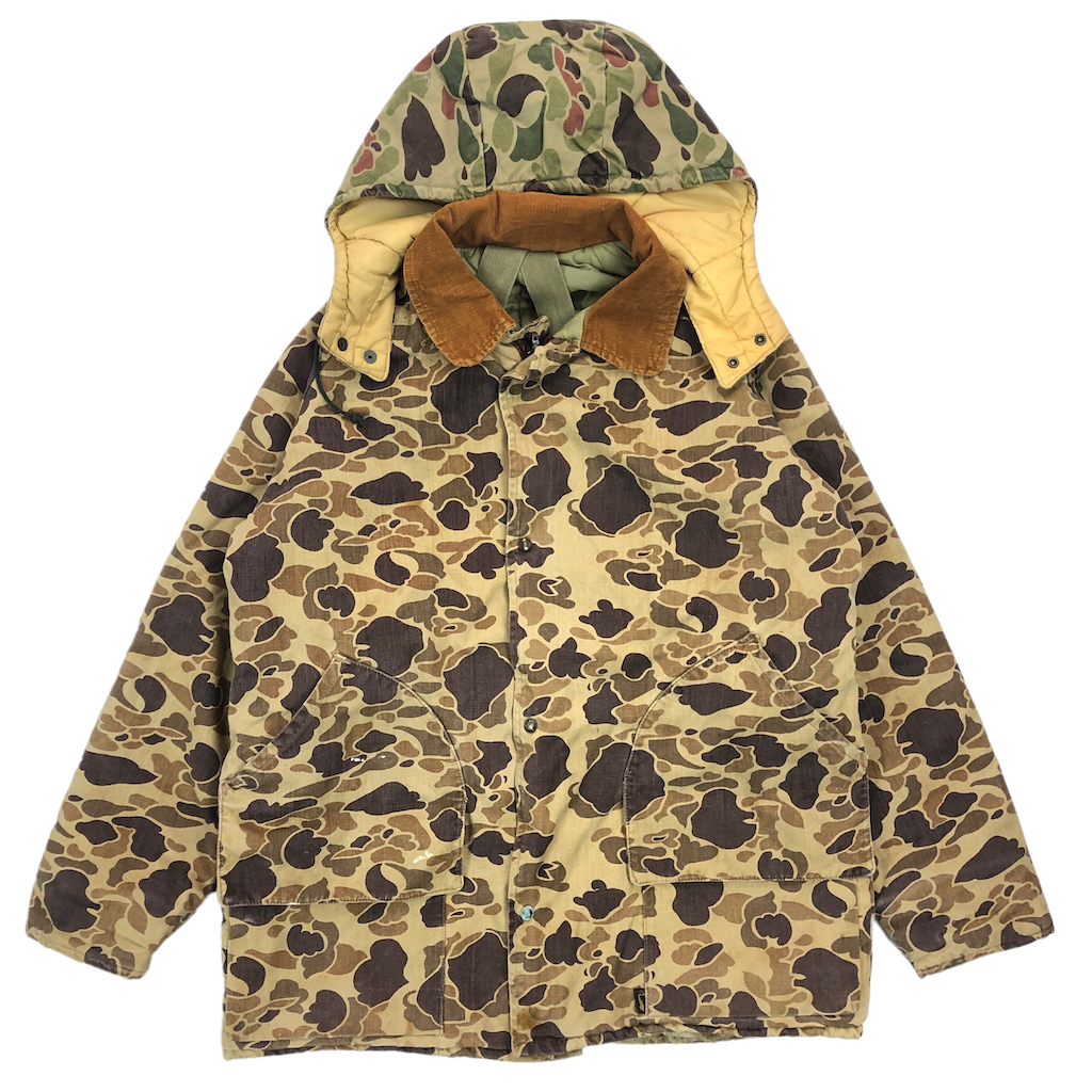 70s vintage Duxbak ダックスバック ダックハンター カモ柄 中綿 ハンティングジャケット 総柄