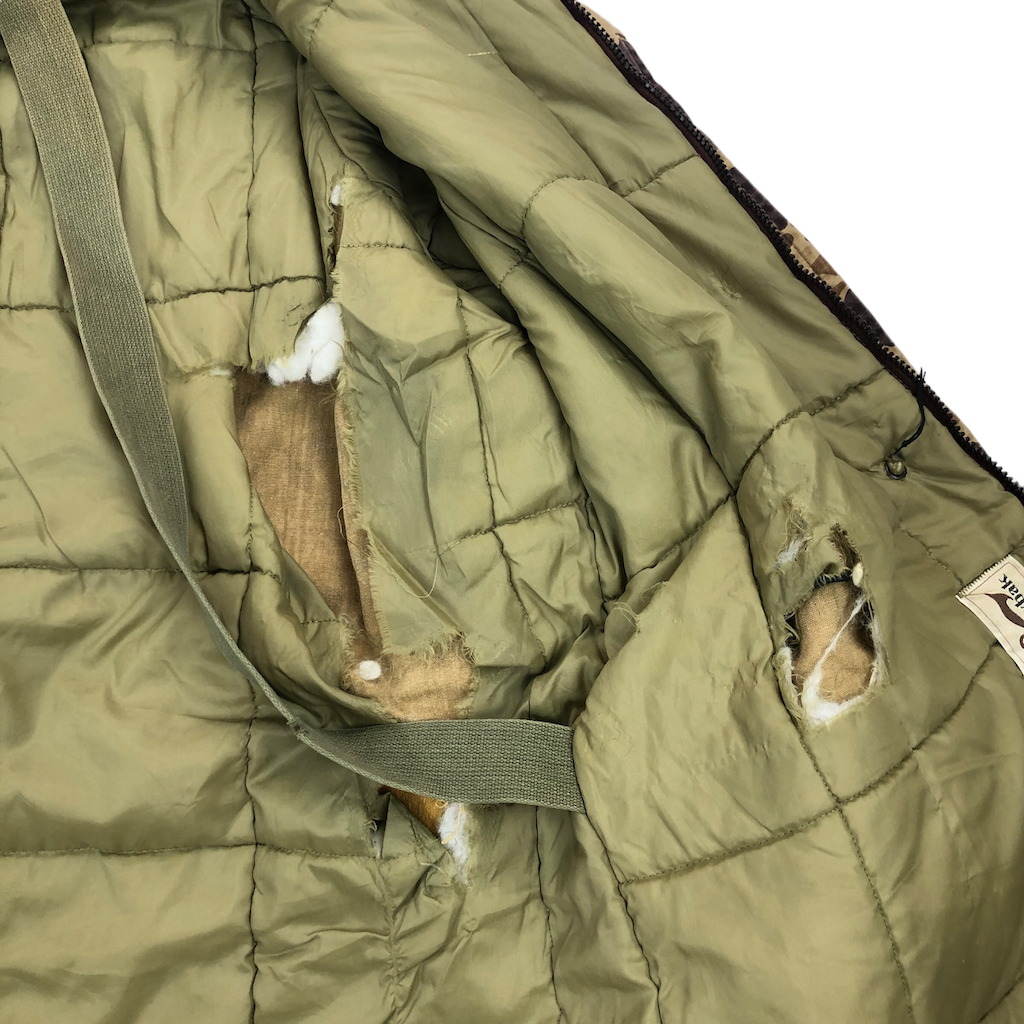70s vintage Duxbak ダックスバック ダックハンター カモ柄 中綿 ハンティングジャケット 総柄