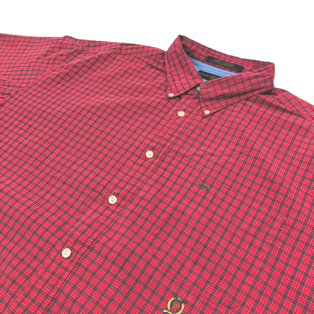 TOMMY HILFIGER トミーヒルフィガー BDシャツ ボタンダウン 半袖シャツ チェック