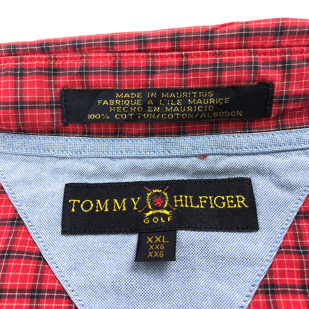TOMMY HILFIGER トミーヒルフィガー BDシャツ ボタンダウン 半袖シャツ チェック