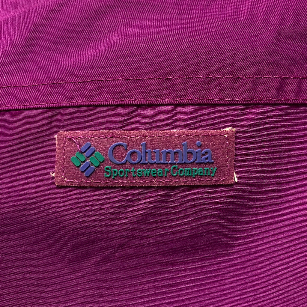 80s vintage USA製 Columbia コロンビア 3way ナイロンジャケット フリースジャケット ジップインジップ ライナー付き