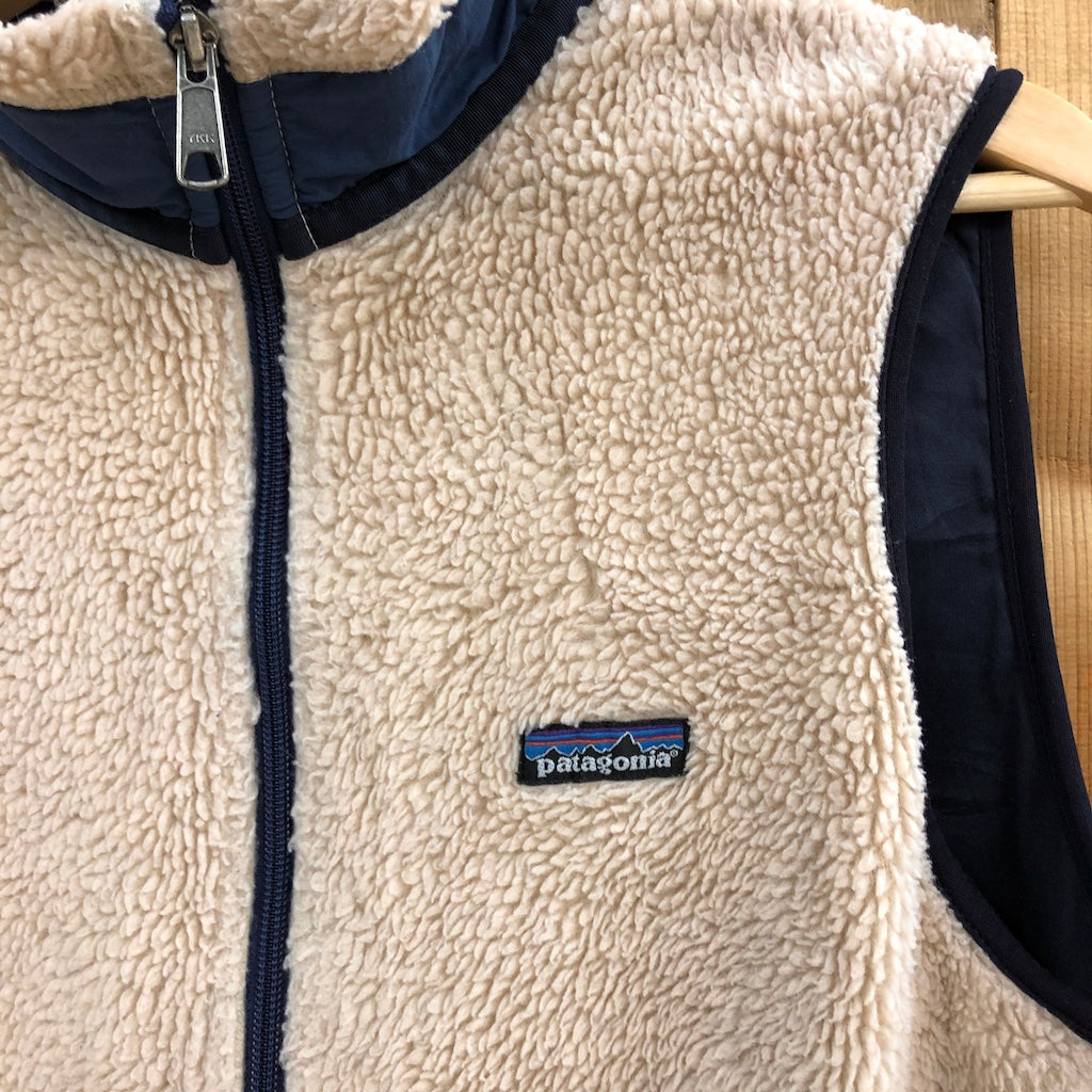90s vintage USA製 patagonia パタゴニア ボアフリースベスト PEF ジップアップ