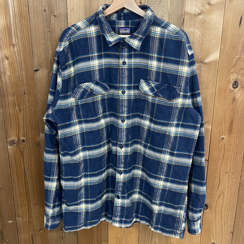 ’18 patagonia パタゴニア フィヨルド フランネルシャツ 長袖シャツ ワークシャツ 53947 チェックシャツ