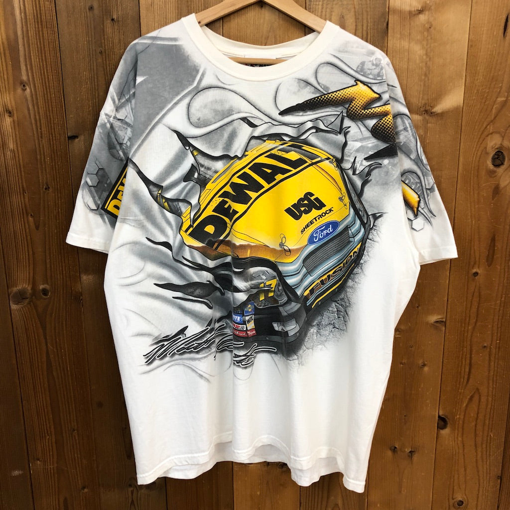 HASE AUTHENTICS ハセオーセンティックス プリントTシャツ 半袖 カットソー ビッグプリント レーシング