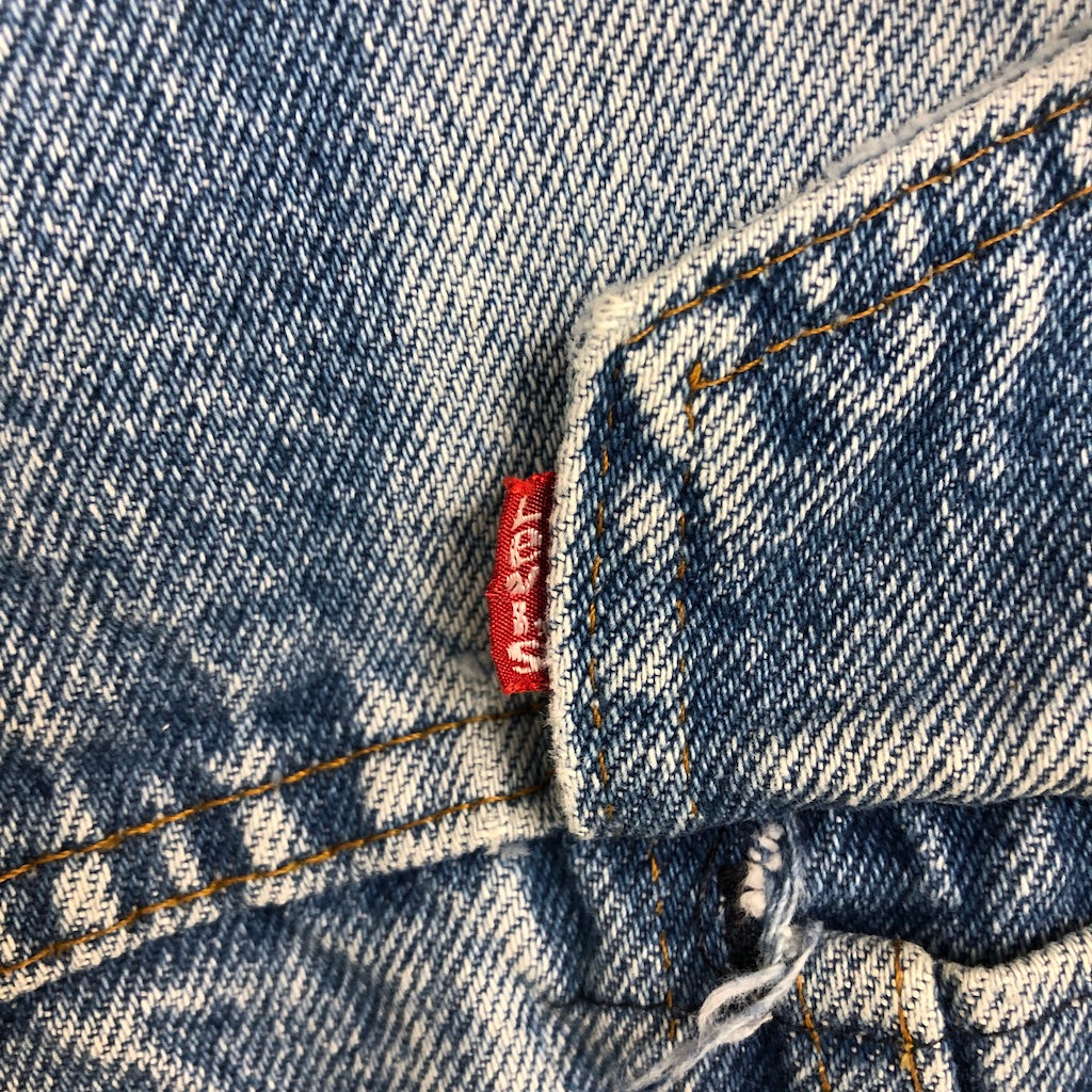 USA製 80s vintage Levi's リーバイス ボアデニムジャケット ボタン裏刻印527 Gジャン