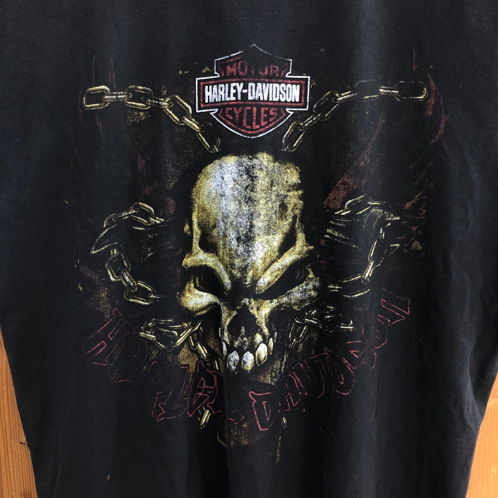 HARLEY-DAVIDSON ハーレーダビットソン BATTLEFIELD バトルフィールド プリントTシャツ 半袖 カットソー